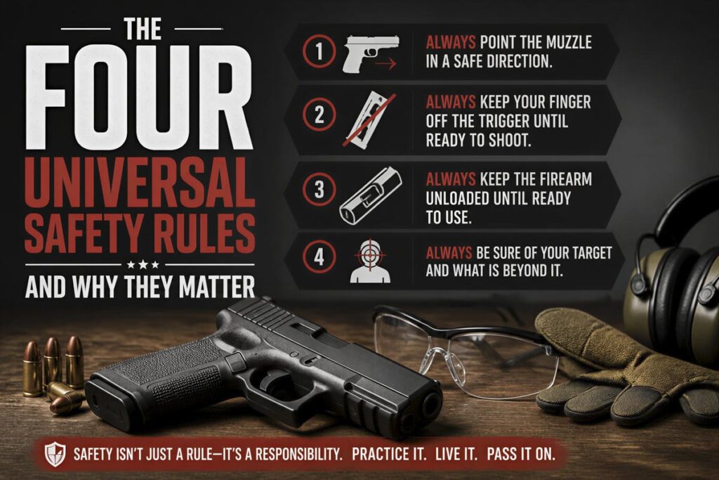 Four Universal Safety Rules For Firearms